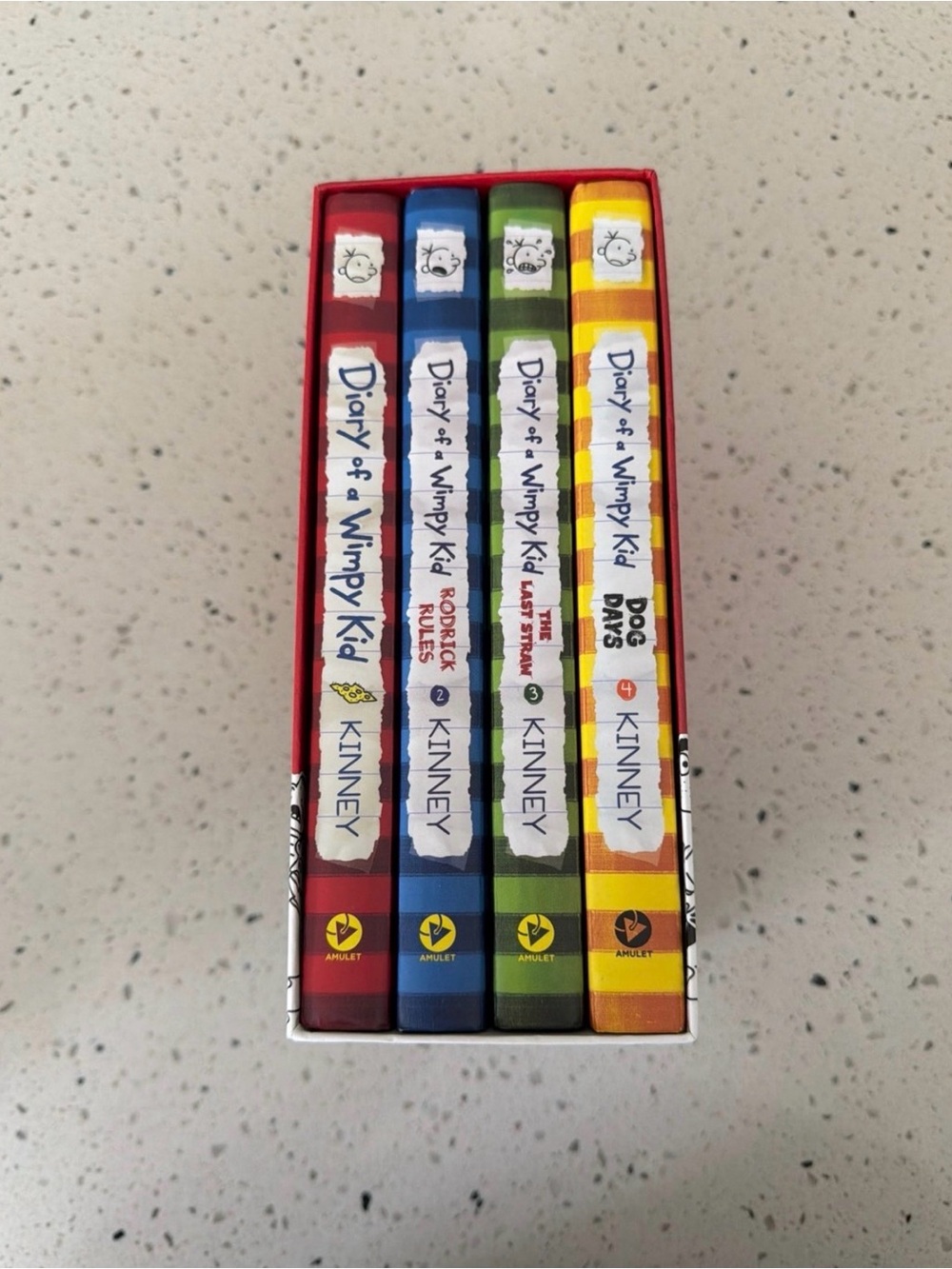 Diary of a Whimpy Kid Hardcover Book Set 1-4
